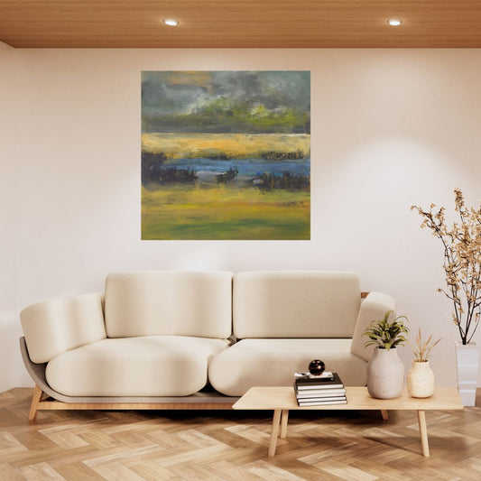 Hidden Lake Nature Landscape Giclee Print - Serene Water Wall Art