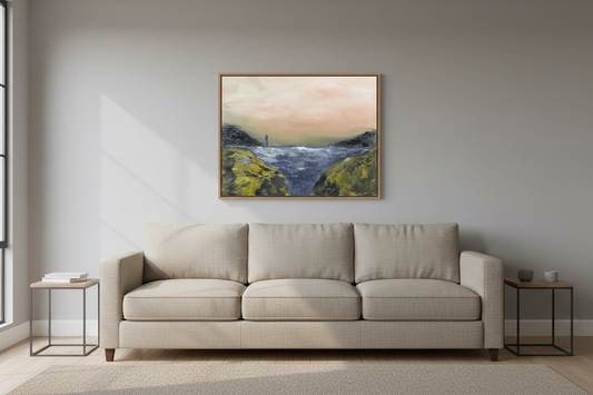 Coastal Light above sofa