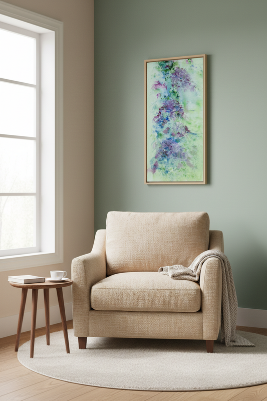 Splash of Spring II in reading nook