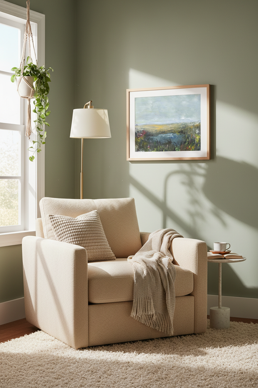 The Swimming Hole in reading nook