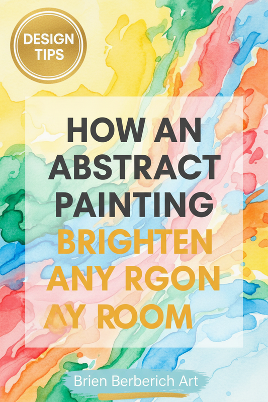How An Abstract Painting Can Brighten Any Room