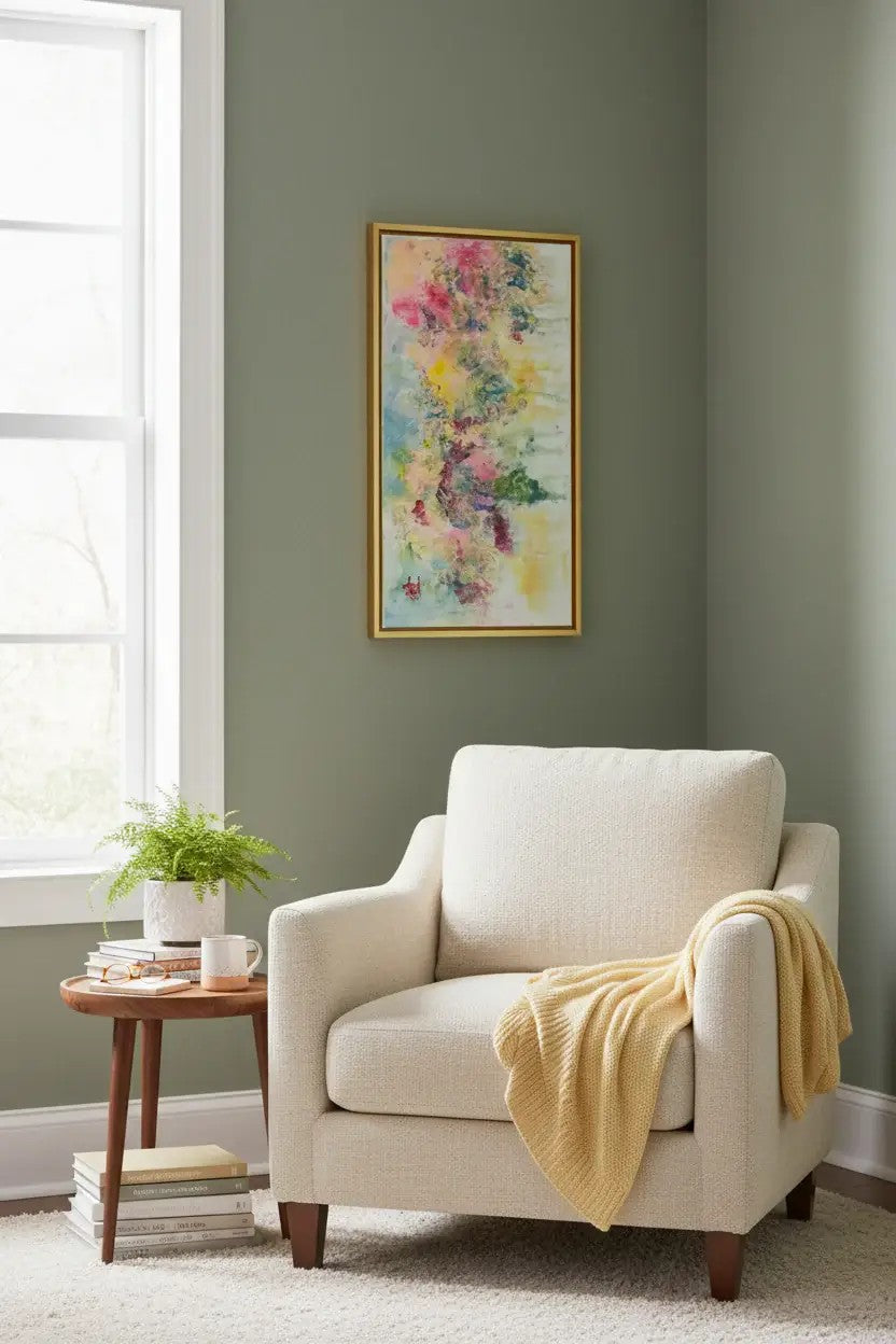 How An Abstract Painting Can Brighten Any Room