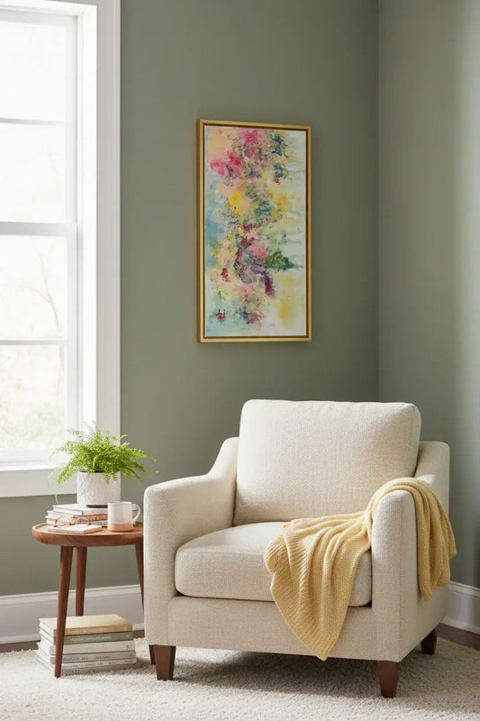 How An Abstract Painting Can Brighten Any Room