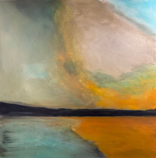 Before the Turn Square Giclee Print - Atmospheric Sky Wall Art