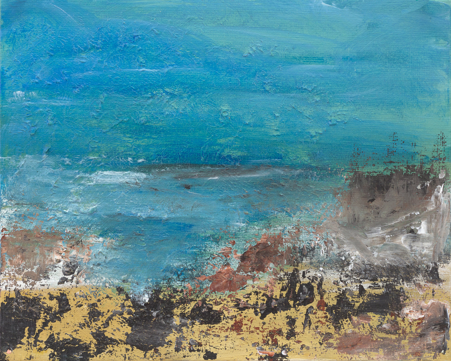 Seclusion Landscape Original Painting - Serene Nature Art