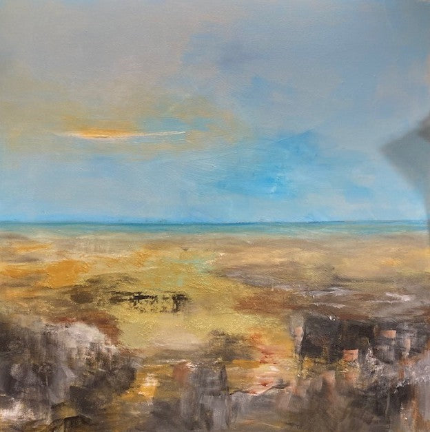 The Plateau Landscape Giclee Print - Dramatic Vista Wall Art