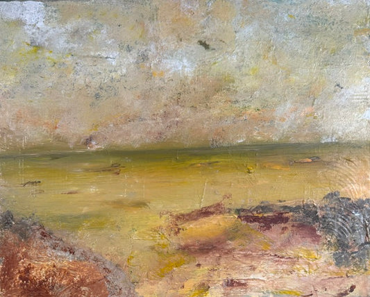 Yellow Expanse – Framed Original Painting