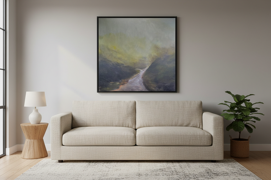 Misty Path above sofa