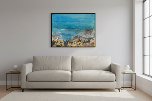 Seclusion above sofa