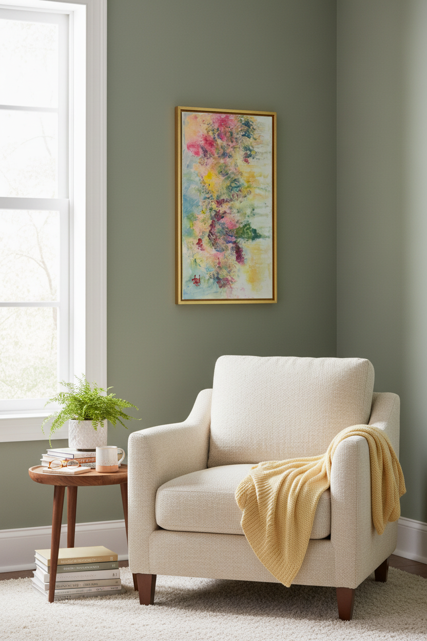 Splash of Spring I in reading nook
