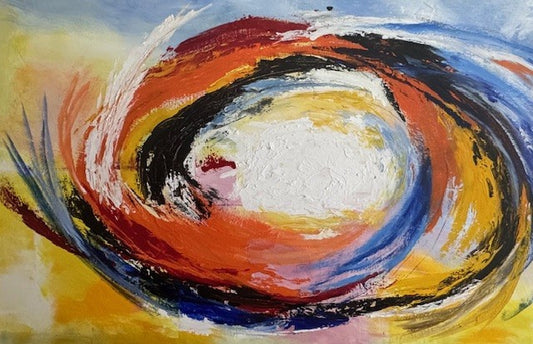 Cyclone - Large Abstract Original Painting